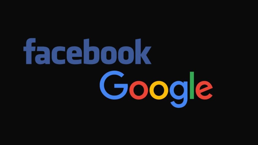 facebook and google logos